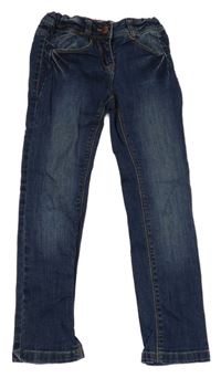 Tmavomodré skinny rifle C&A