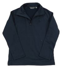 Tmavomodrá sportovní thermo mikina 