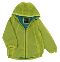 Zelená šusťáková jarní bunda s kapucí Next