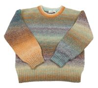 Barevný vlněný svetr H&M