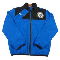 Modro-černá sportovní šusťáková bunda s logem Puma