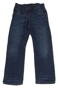 Tmavomodré relaxed rifle H&M