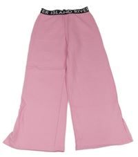 Růžové široké tepláky River Island