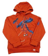 Červená mikina se Spidermanem a kapucí Next