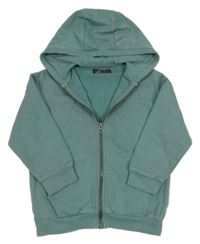 Zelená propínací mikina s kapucí Next