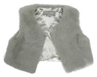 Šedá kožešinová podšitá vesta Primark