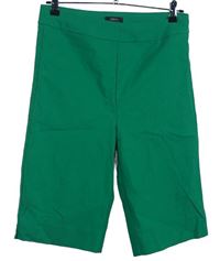 Dámské zelené elastické capri kalhoty Papaya 