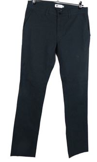 Pánské tmavomodré plátěné chino kalhoty NNO7 vel. 31/32