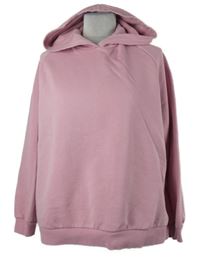 Dámská růžová mikina s kapucí 