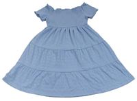 Světlemodré žabičkové šaty Primark