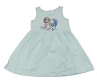 Světlemodré bavlněné šaty s Elsou H&M