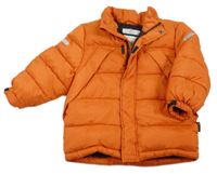 Oranžová šusťáková zimní bunda H&M