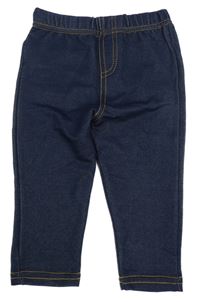 Tmavomodré tregíny rifllového vzhledu 