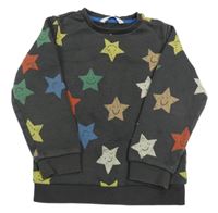 Šedá mikina s hvězdami M&S