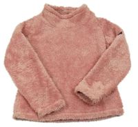 Růžová chlupatá mikina O´neill