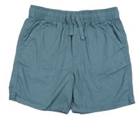 Modré plátěné kraťasy Primark 