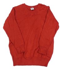 Tmavočervený svetr Tu