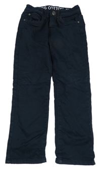 Tmavomodré teplákové straight rifle C&A