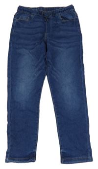 Tmavomodré teplákové rifle Pepperts