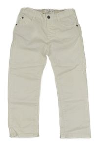 Bílé plátěné kalhoty Zara