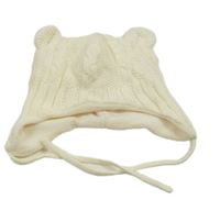 Smetanová čepice s oušky H&M