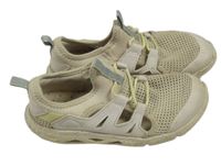 Béžové prodyšné outdoorové boty Decathlon vel.32