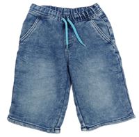 Modré teplákovo/riflové kraťasy Kiki&Koko