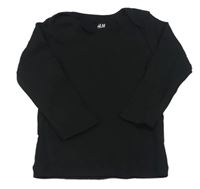 Černé triko H&M
