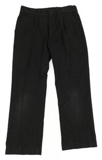 Tmavošedé slavnostní kalhoty F&F