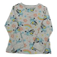 Šedé žebrované triko s Bluey Nutmeg