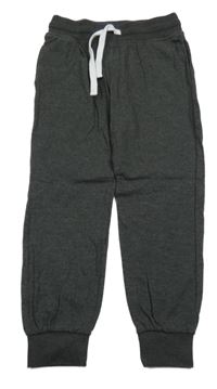 Tmavošedé cuff tepláky H&M