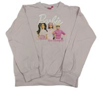 Světlerůžová mikina s Barbie 