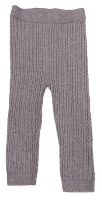 Fialové vzorované úpletové kalhoty Primark