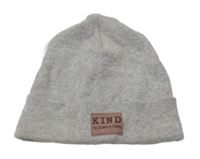 Šedá čepice s nápisem H&M
