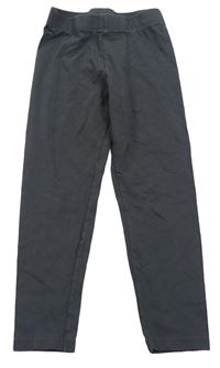Černé teplákové zateplené legíny PRIMARK