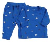 Cobaltově modré pyžamo s obrázky name it.