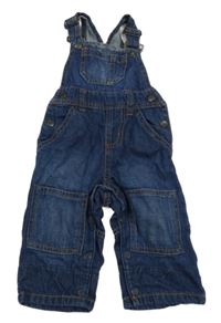 Tmavomodré riflové laclové kalhoty lupilu