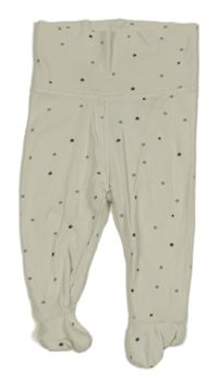Bílé polodupky s hvězdičkami H&M