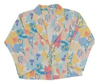 Barevné sakové bolérko s kytičkami 