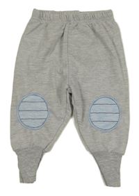 Šedé melírované tepláky