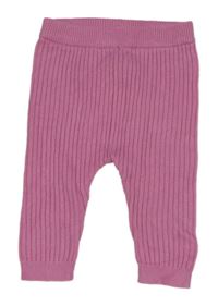 Růžové žebrované kamaše Next