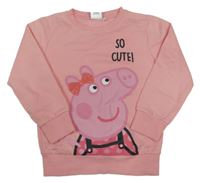 Růžová mikina s Peppa Pig 