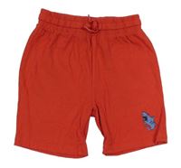 Červené bavlněné kraťasy se žralokem Primark