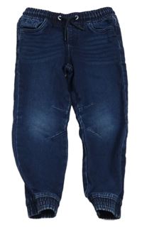 Tmavomodré teplákové cuff rifle Denim Co.