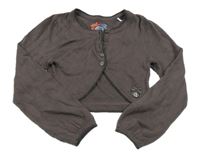 Hnědé svetrové propínací bolerko S. Oliver