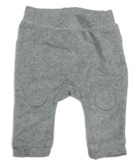 Šedé melírované sametové tepláky Orchestra