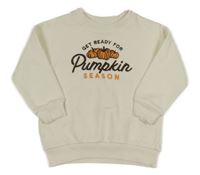 Smetanová mikina s dýněmi a nápisem F&F