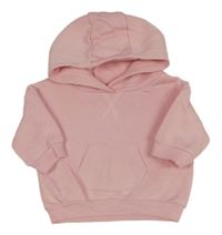 Růžová mikina s kapucí Matalan