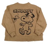 Hnědá mikina se Snoopym Zara