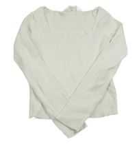 Bílé úpletové crop triko H&M